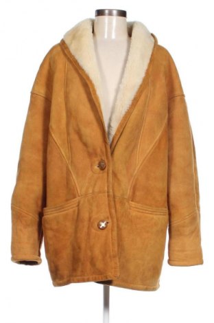 Dámska kožená bunda  Shearling, Veľkosť M, Farba Oranžová, Cena  280,00 €