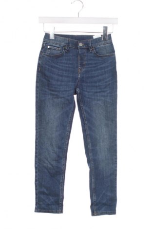 Dziecięce jeansy H&M, Rozmiar 7-8y/ 128-134 cm, Kolor Niebieski, Cena 35,99 zł