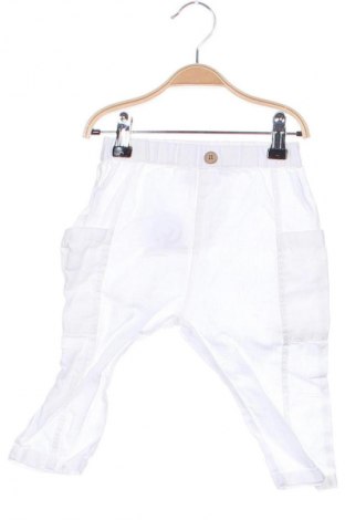 Pantaloni pentru copii Zara, Mărime 9-12m/ 74-80 cm, Culoare Alb, Preț 23,99 Lei