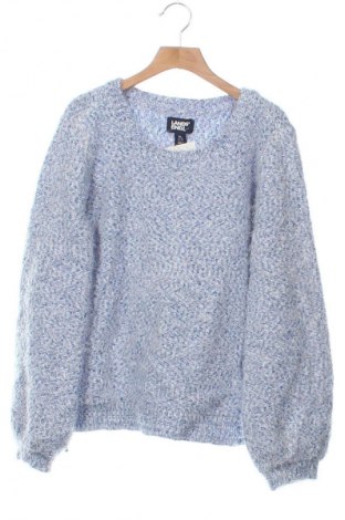 Kinderpullover Lands' End, Größe 14-15y/ 168-170 cm, Farbe Blau, Preis € 5,99