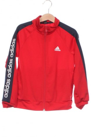 Bluză de trening, pentru copii Adidas, Mărime 7-8y/ 128-134 cm, Culoare Roșu, Preț 110,99 Lei