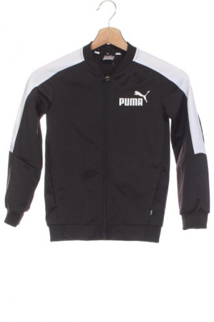 Детско спортно горнище PUMA, Размер 7-8y/ 128-134 см, Цвят Черен, Цена 34,99 лв.