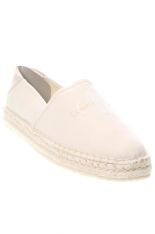 Espadrilles Calvin Klein Jeans, Größe 37, Farbe Ecru, Preis 85,99 €