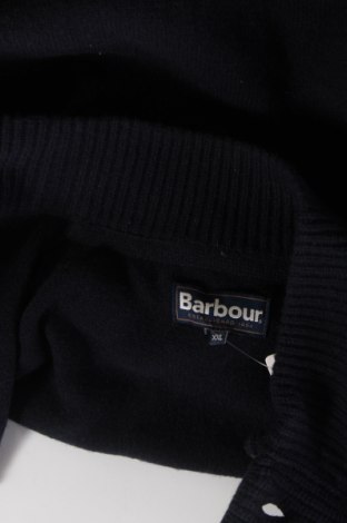 Jachetă tricotată de bărbați Barbour, Mărime XXL, Culoare Albastru, Preț 321,99 Lei