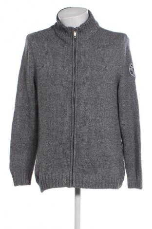 Herren Strickjacke John Baner, Größe L, Farbe Grau, Preis € 27,99