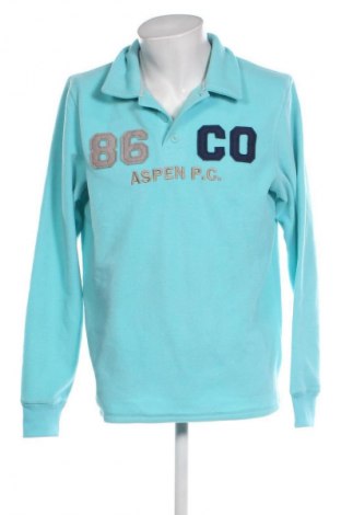 Ανδρική μπλούζα fleece Bpc Bonprix Collection, Μέγεθος M, Χρώμα Μπλέ, Τιμή 30,99 €