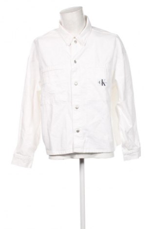 Мъжка риза Calvin Klein Jeans, Размер M, Цвят Бял, Цена 167,99 лв.