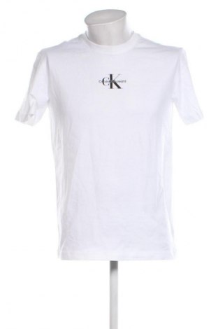 Herren T-Shirt Calvin Klein, Größe M, Farbe Weiß, Preis € 40,99