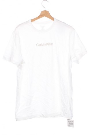 Herren T-Shirt Calvin Klein, Größe M, Farbe Weiß, Preis € 57,99
