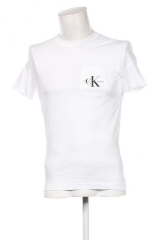 Herren T-Shirt Calvin Klein Jeans, Größe S, Farbe Weiß, Preis € 57,99