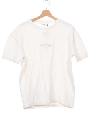 Herren T-Shirt Calvin Klein Jeans, Größe M, Farbe Weiß, Preis € 40,99