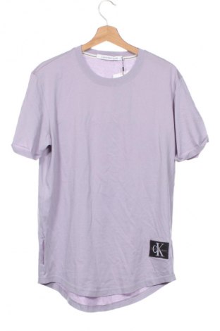 Herren T-Shirt Calvin Klein Jeans, Größe M, Farbe Lila, Preis € 40,99