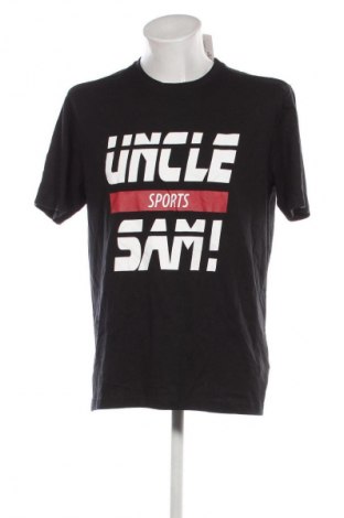 Ανδρικό t-shirt Uncle Sam, Μέγεθος L, Χρώμα Μαύρο, Τιμή 12,99 €