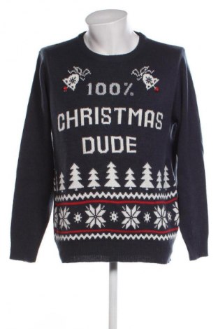 Herrenpullover Unbranded, Größe L, Farbe Blau, Preis € 5,99