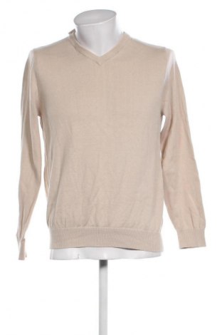 Herrenpullover Batistini, Größe M, Farbe Beige, Preis 10,99 €