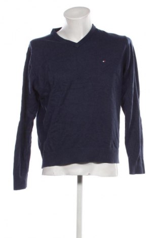 Męski sweter Tommy Hilfiger, Rozmiar L, Kolor Niebieski, Cena 210,99 zł