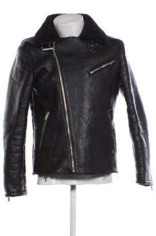 Herren Lederjacke Zara Man, Größe L, Farbe Schwarz, Preis 28,99 €