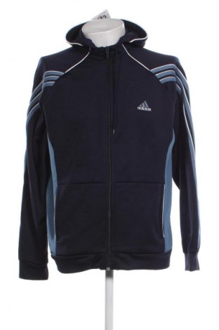 Herren Sportoberteil Adidas, Größe L, Farbe Blau, Preis 33,99 €