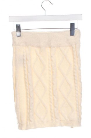 Spódnica Unbranded, Rozmiar XS, Kolor ecru, Cena 19,99 zł