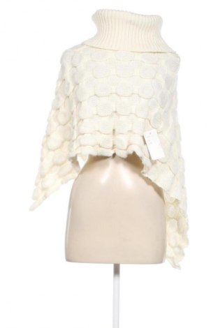 Poncho, Mărime S, Culoare Ecru, Preț 25,99 Lei