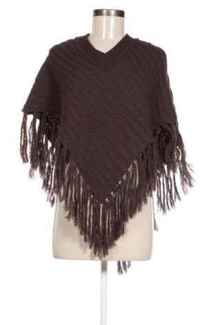 Poncho, Größe L, Farbe Braun, Preis € 6,99