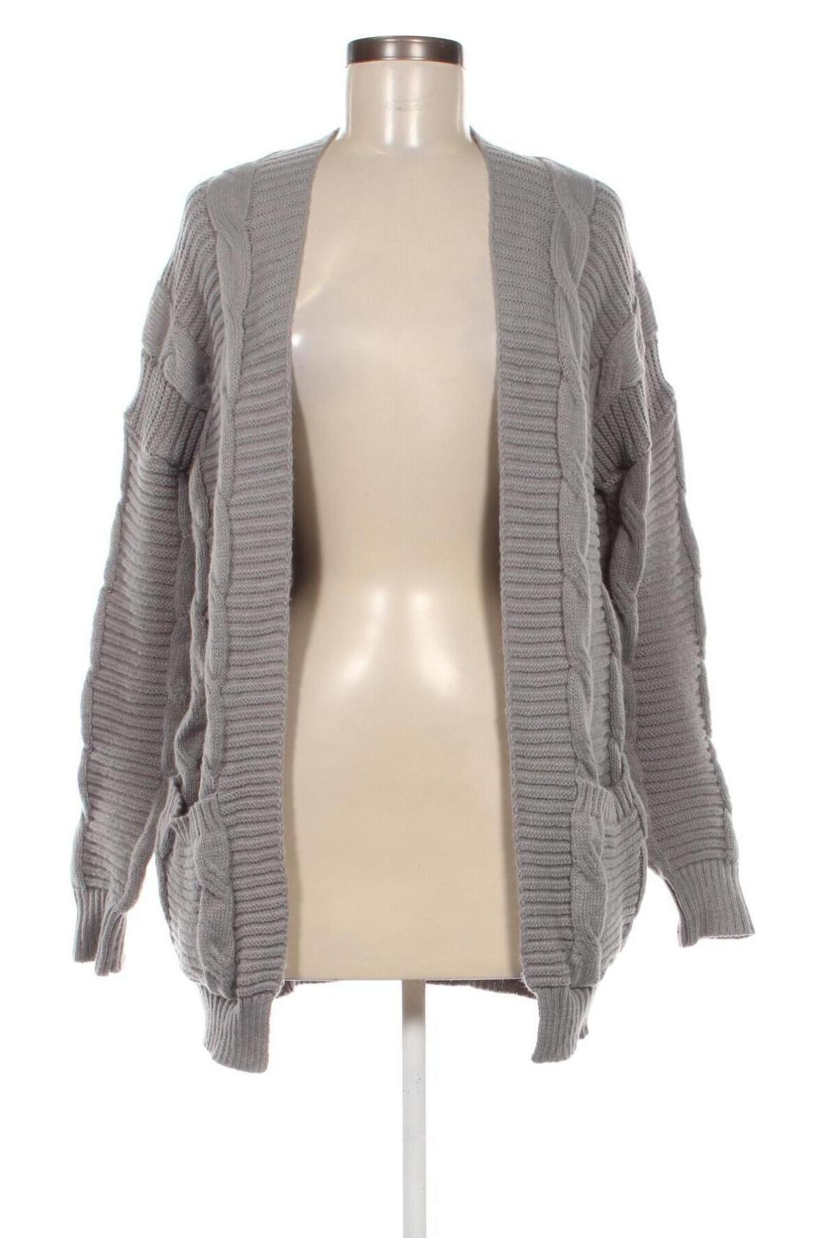 Damen Strickjacke, Größe M, Farbe Grau, Preis € 13,99