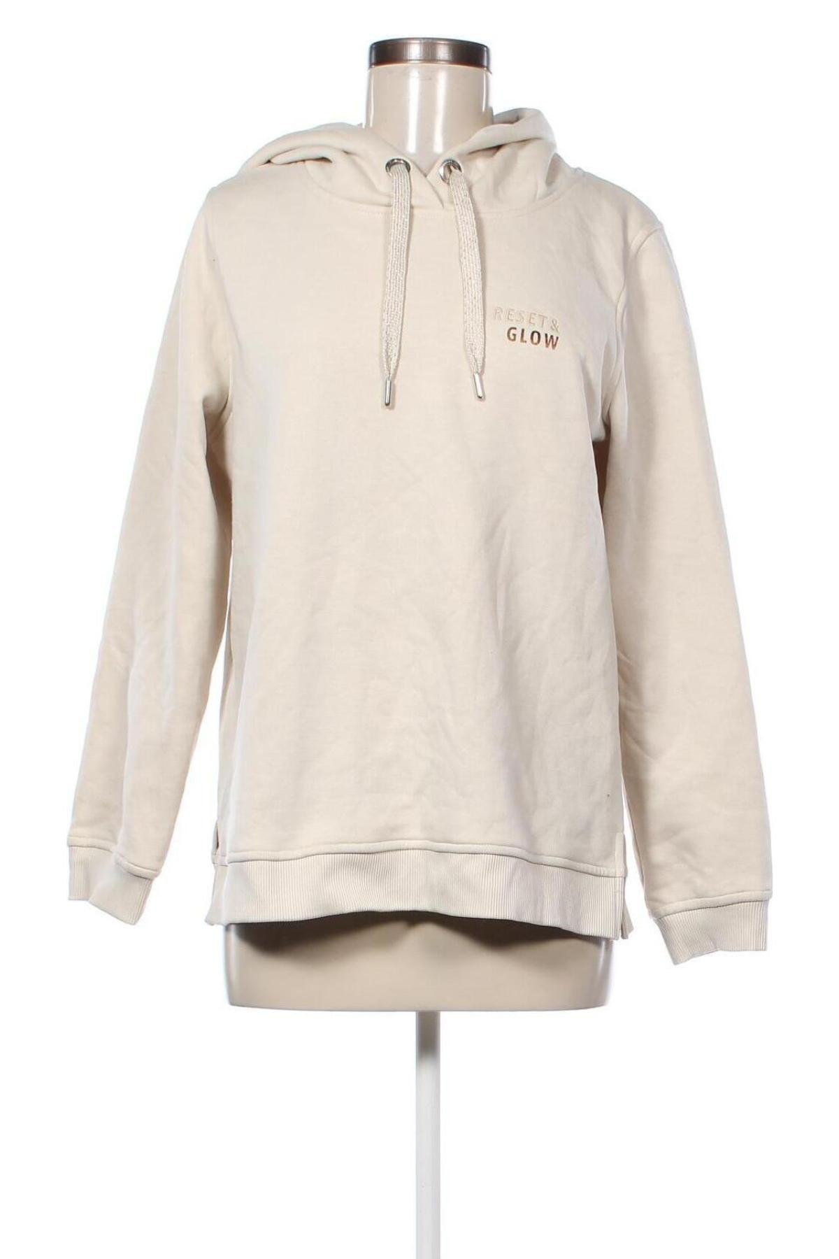 Damen Fleece Sweatshirt Tom Tailor, Größe L, Farbe Beige, Preis 23,99 €