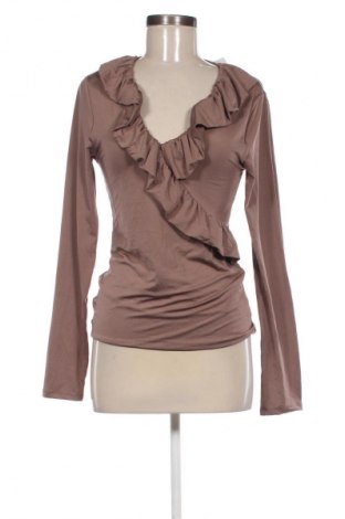 Дамска блуза Amisu, Размер XL, Цвят Кафяв, Цена 4,60 €
