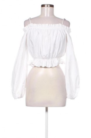 Női blúz Bershka, Méret L, Szín Fehér, Ár 4 132 Ft