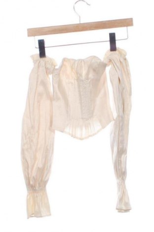 Bluzka damska Bershka, Rozmiar XS, Kolor Beżowy, Cena 52,42 zł