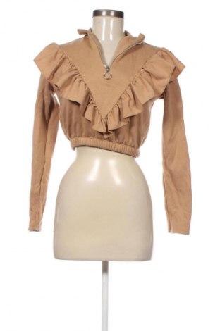 Női blúz Bershka, Méret S, Szín Barna, Ár 3 119 Ft