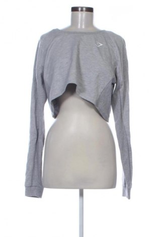 Damen Shirt Gymshark, Größe L, Farbe Grau, Preis € 13,81