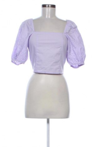 Bluzka damska H&M, Rozmiar XS, Kolor Fioletowy, Cena 53,58 zł