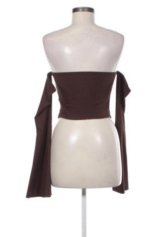 Дамска блуза Romwe, Размер S, Цвят Кафяв, Цена 4,60 €