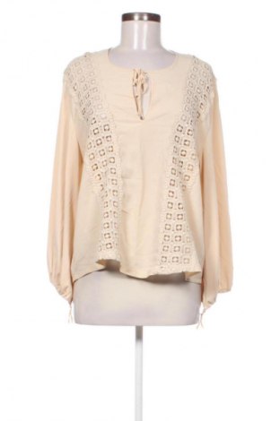 Bluzka damska Zara, Rozmiar L, Kolor Beżowy, Cena 74,01 zł