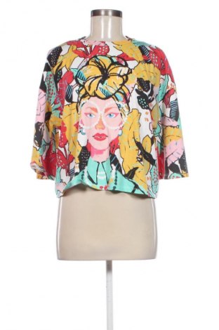 Дамска блуза Zara, Размер S, Цвят Многоцветен, Цена 10,00 €