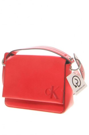Дамска чанта Calvin Klein Jeans, Цвят Червен, Цена 50,61 €