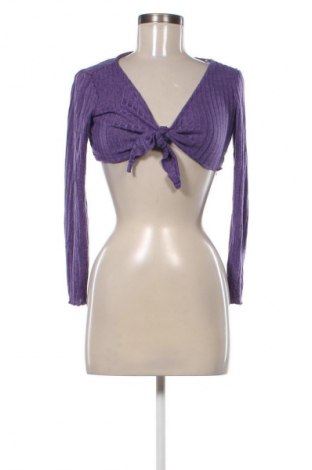 Damen Strickjacke Bershka, Größe S, Farbe Lila, Preis € 5,99