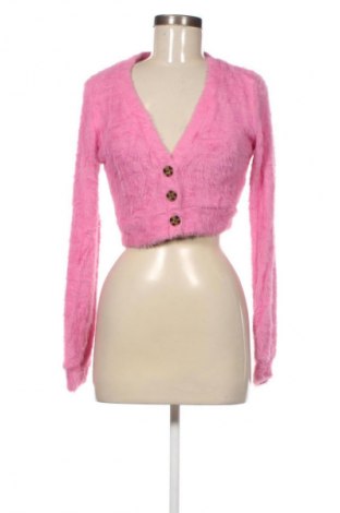 Damen Strickjacke Bershka, Größe L, Farbe Rosa, Preis € 8,99