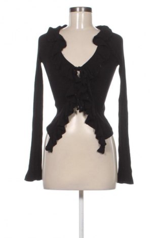 Női kardigán Bershka, Méret S, Szín Fekete, Ár 9 569 Ft