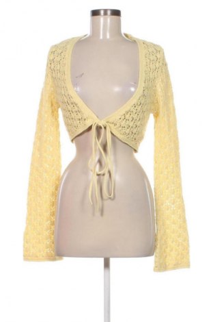 Дамска жилетка Stradivarius, Размер M, Цвят Жълт, Цена 15,00 €