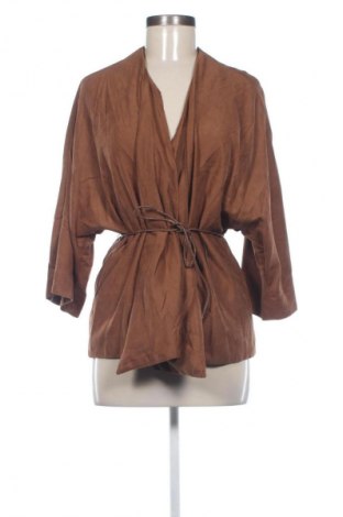 Дамска жилетка Zara, Размер S, Цвят Кафяв, Цена 13,29 €