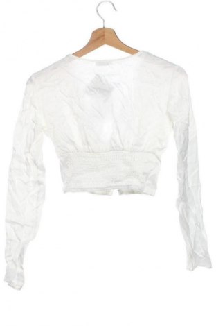 Damenbluse Bershka, Größe XS, Farbe Weiß, Preis € 20,53