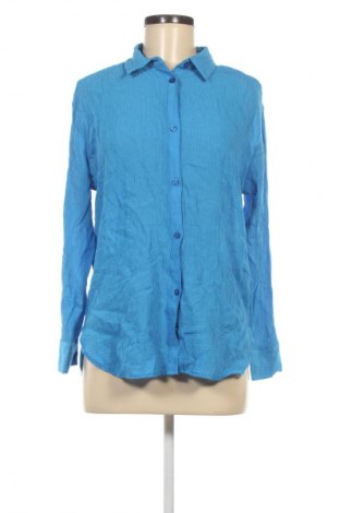 Cămașă de femei Bershka, Mărime S, Culoare Albastru, Preț 26,99 Lei