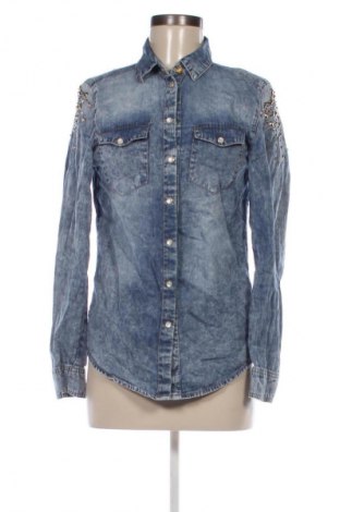 Дамска риза Denim&Co., Размер S, Цвят Син, Цена 6,64 €