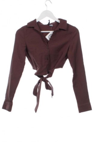 Cămașă de femei H&M Divided, Mărime XS, Culoare Maro, Preț 22,99 Lei