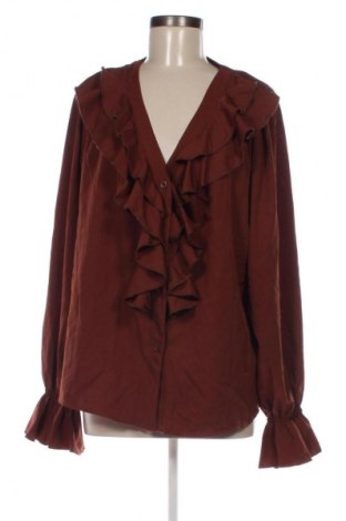 Damenbluse SHEIN, Größe 3XL, Farbe Braun, Preis € 11,99