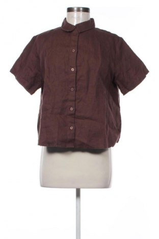 Női ing Samsoe & Samsoe, Méret S, Szín Barna, Ár 33 049 Ft