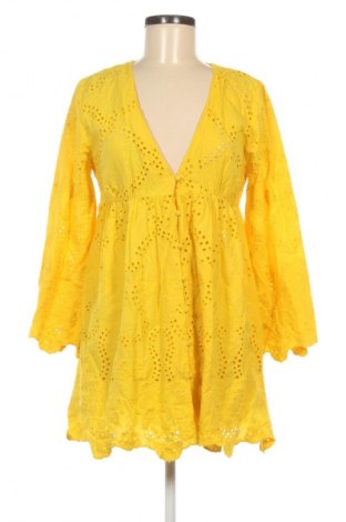 Cămașă de femei Zara, Mărime M, Culoare Galben, Preț 54,99 Lei