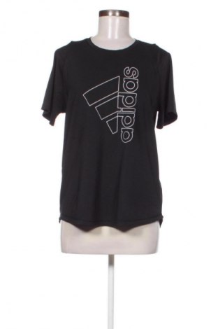 Γυναικείο t-shirt Adidas, Μέγεθος M, Χρώμα Μαύρο, Τιμή 14,00 €